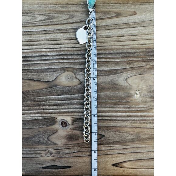 Tiffany & Co Heart Tag Bracelet in Silver, 7.5" - Picture 6 of 6